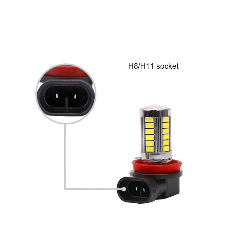 Boaosi 2x H11 H8 5630SMD светодиодный Противотуманные фары DRL светильник лампа без ошибок лампы для BMW E71 X6 м E70 X5 E83 F25 x3 автомобильные аксессуары