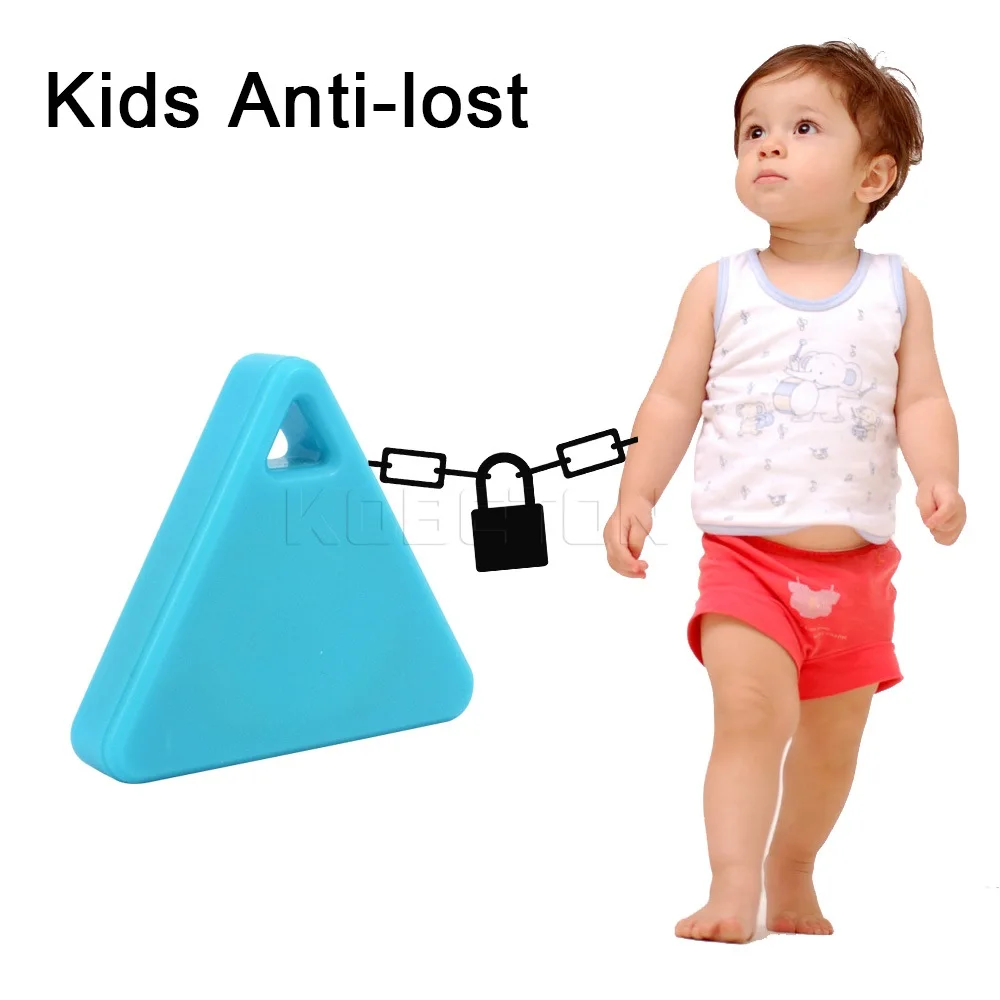 

New Mini Smart Triangle Anti-Lost Alarm Key Bluetooth 4.0 Wireless Smart Finder Alarm GPS Locator For Child Pet safe