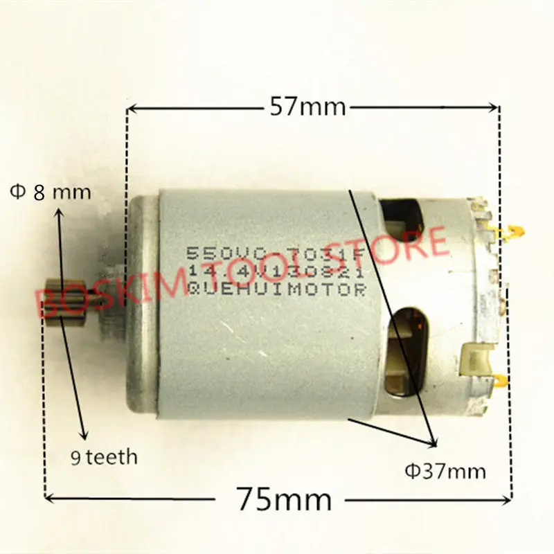 9 Teeth Replacement rotor DC Motor 14.4V For HITACHI BOSCH MAKITA Cordless Drill Driver Screwdriver tools parts motor