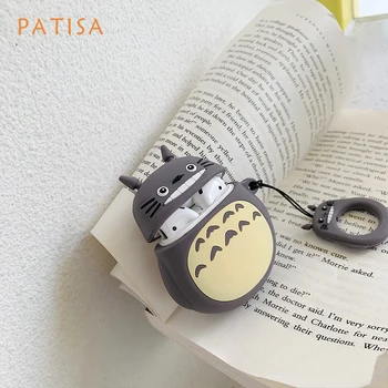 

Japan lovely Cartoon Totoro Silicone Soft Bluetooth Wireless Earphone Case For AirPods 1Cover For AirPods 2 Charging Box