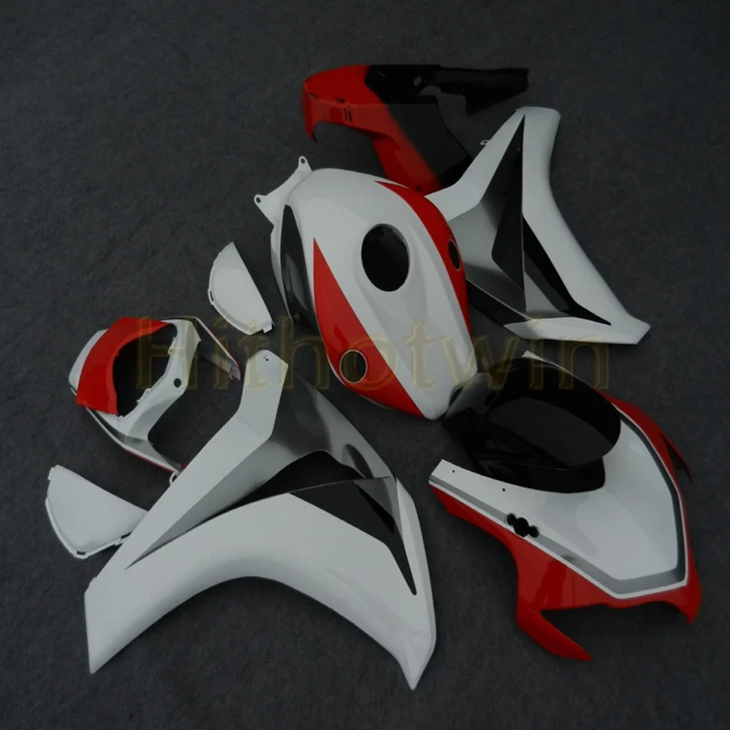 F Пользовательские Обтекатели мотоцикла для HONDA CBR1000RR 2008 2009 2010 2011 мотор панели+ Botls+ литьевая форма черный белый - Цвет: F