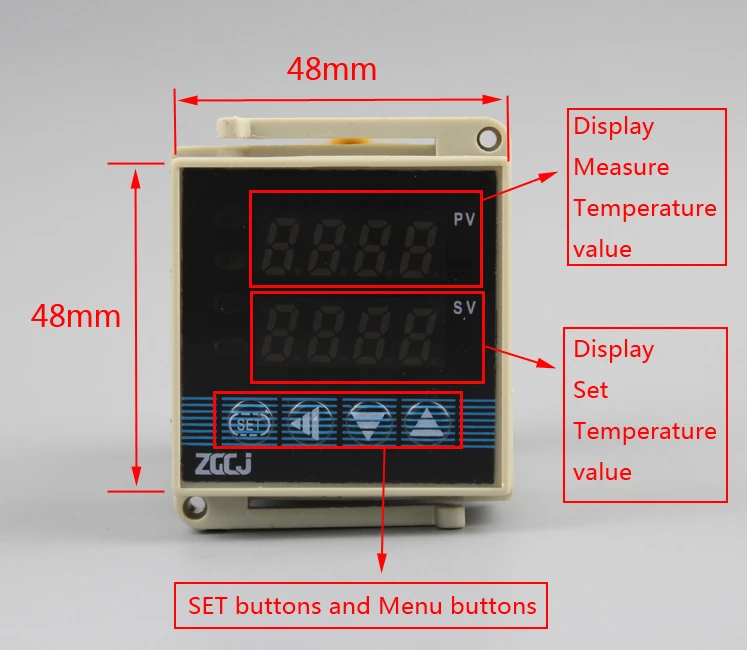 K, J, R, S, B, E, N, T, PT100, CU50 шкаф din термостат pid регулятор температуры реле переключатель температуры