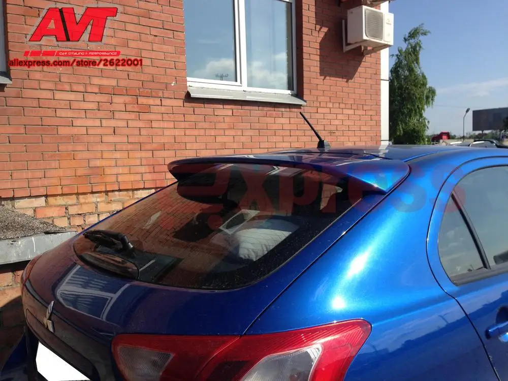 Спойлер для mitsubishi lancer x Sportback 2008-ABS пластик декор дизайн спортивный стили автомобильные аксессуары аэродинамического крыла укладки