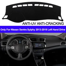 TAIJS крышка приборной панели автомобиля для Nissan Sentra Sylphy 2013- приборная панель dashmat Ковер Анти-УФ нескользящий