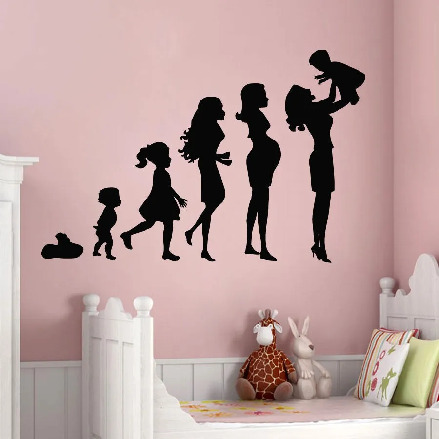 Baby Mother's Day Mother's Day Design Vinyl Wall Murals Art Wall Mural