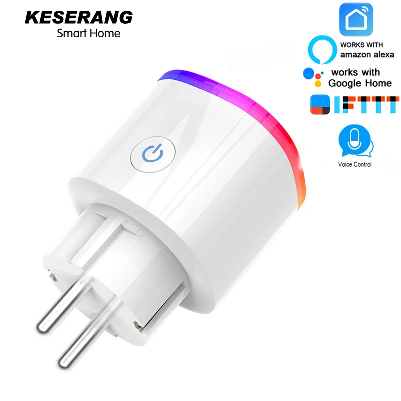 

KESERANG Smart Plug Wifi Smart Socket Tuya Smart Life App WIFI Outlet EU US AU UK JP Poland Korea Plug ,Alexa Google Home IFTTT