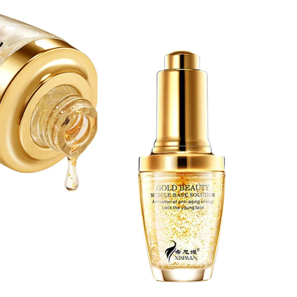 

30ml Lifting Skin Facial Essence 24 K Gold Face Moisturizing Whitening Cream Anti-Wrinkle Anti-Aging Skin Care face eye Serum A3