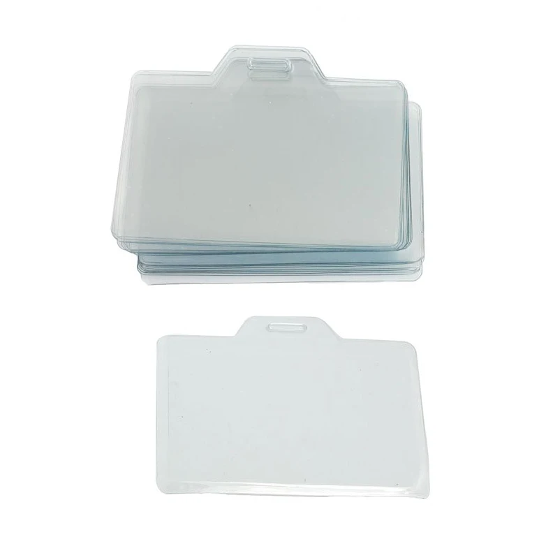 SOSW-20 шт 3," x 2" прозрачные пластиковые Именные Бирки Бизнес ID держатель для карт