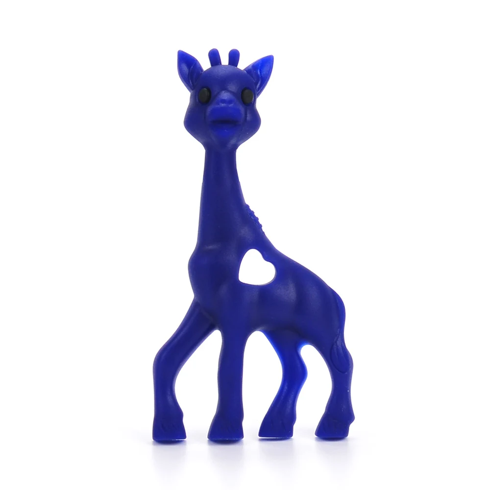 Силиконовый Прорезыватель в виде жирафа, мягкий, 1 шт., детская игрушка ...