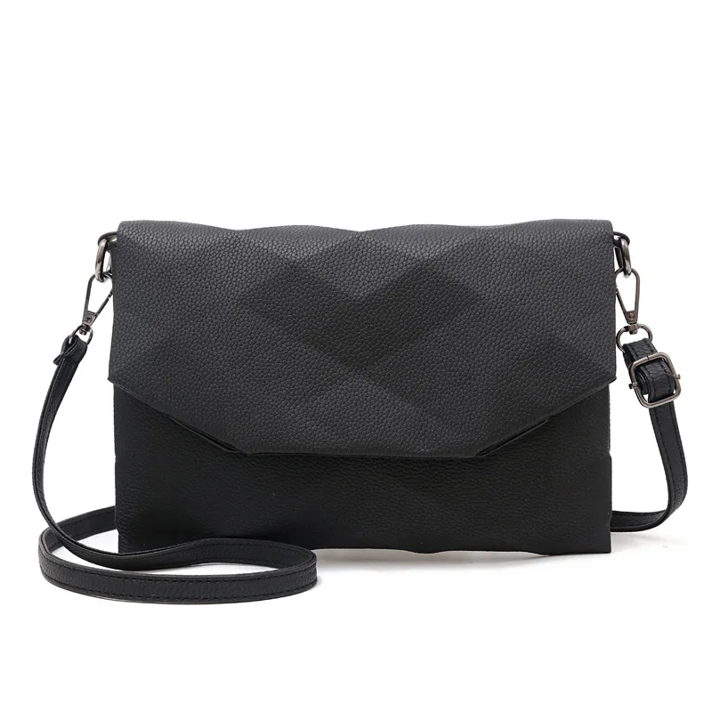 

New Arrival Bag Women For 2019 Geometric Women's Messenger Crossbody Bags Cover Pu Leather Handbags Shoulder Bag Female LSH668