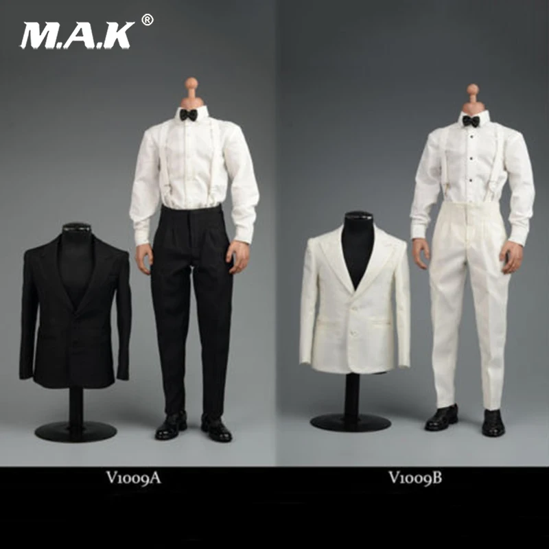 1//6 Male White Formal Shirt Costume Oufit for 12/'/' Action Figures Clothes