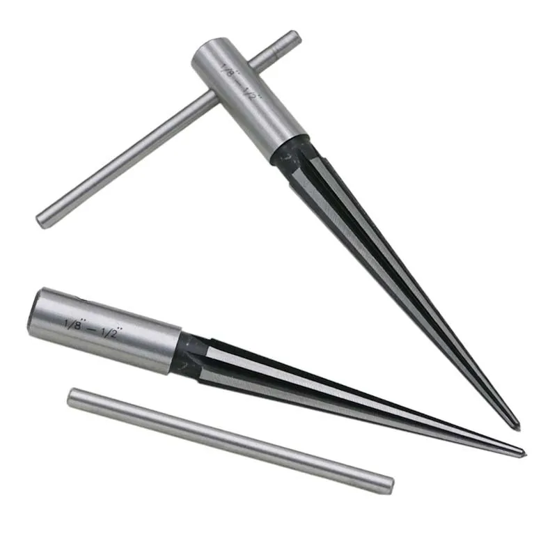 3 13mm Bridge Pin Hole Handheld Reamer T Shaped Steel Handle Tapered 6