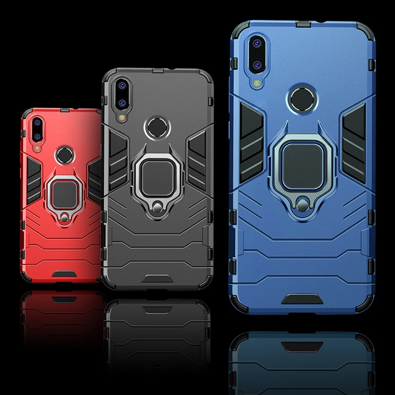Từ Tính Nhẫn Chân Đế Dành Cho Huawei P30 Pro P20 Giao Phối 30 20X Danh Dự 20 Lite Y9 2019 Chống Sốc Armor bao Da + Dây cute phone cases huawei