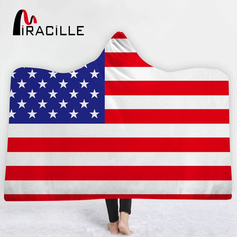 

Miracille National Flag Printed Pattern Adults Children Kids Blanket Soft Wearable Fluffy Winter Warm Home Travel Throw Blanket