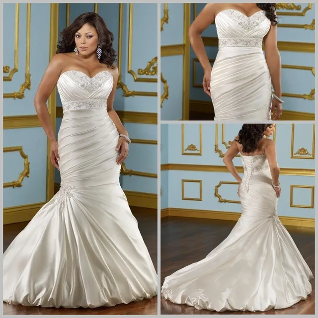 Plus Size Mermaid Wedding Dresses