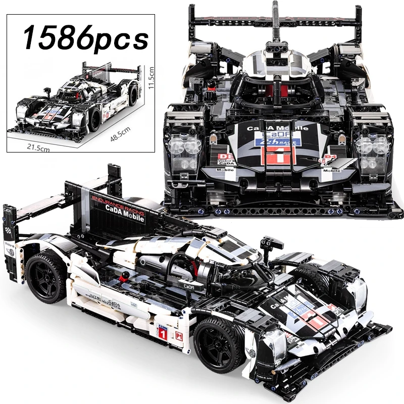 

CADA Mobile legoing Technic 1586pcs Super Sports Car Speed Champions City MOC Building Block Bricks DIY Toys For Children Gifts