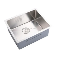 Sus304 Сталь площади одной чаши 520*420*228 мм Кухня раковины x26003
