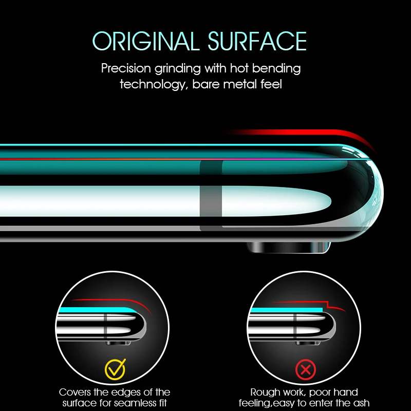 Full Coverage Tempered Glass For iPhone 6 6s Plus 7Plus XS Screen Protector Film For iPhone 8Plus 7 6 4.7 inch XS MAX XR 9H Film (6)