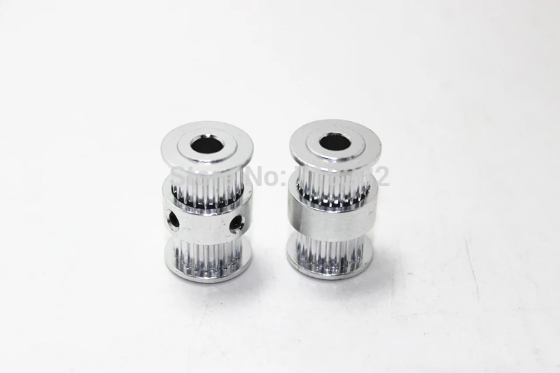 

10PCS/lot New type GT2 double head Pulley GT2 20 teeth 6mm width 8mm bore timing Gear J238