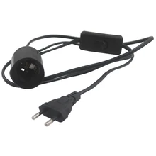 Люстра линия группа E27 винт рот лампа, головная лампа держатель удлинитель с выключателем розетка вилка со светодиодом подвеска линия