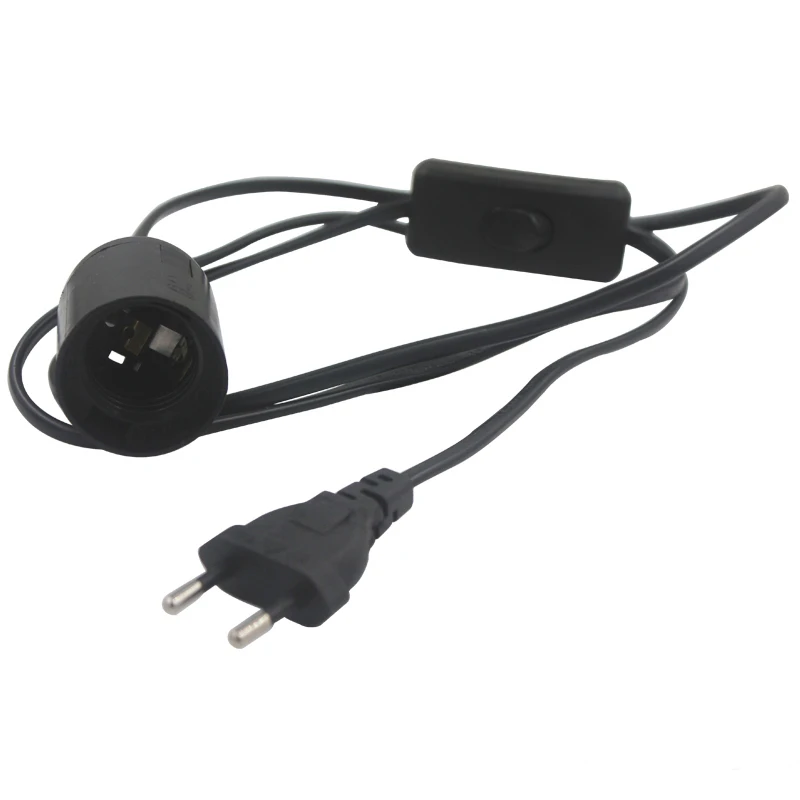 

Chandelier line group E27 screw mouth lamp head lamp holder extension cord with switch socket plug led light suspension line