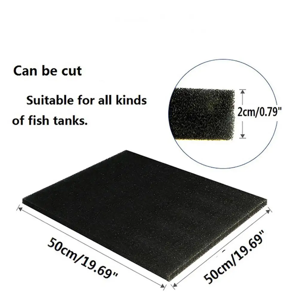 Практичный Биохимический хлопковый фильтр аквариум для рыб Пруд пенный Губчатый