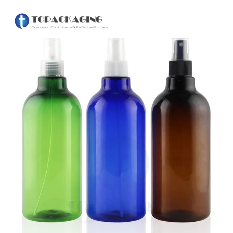 10 * 500ml Spray Pump Bottle Sample Perfume Packing Fine Mist Atomizer Makeup Parfum Refillable Empty Plastic Cosmetic Container h2o snow mountain humidifier usb water diffuser warm yellow light mini diffuser 500ml household air atomizer desktop purifier