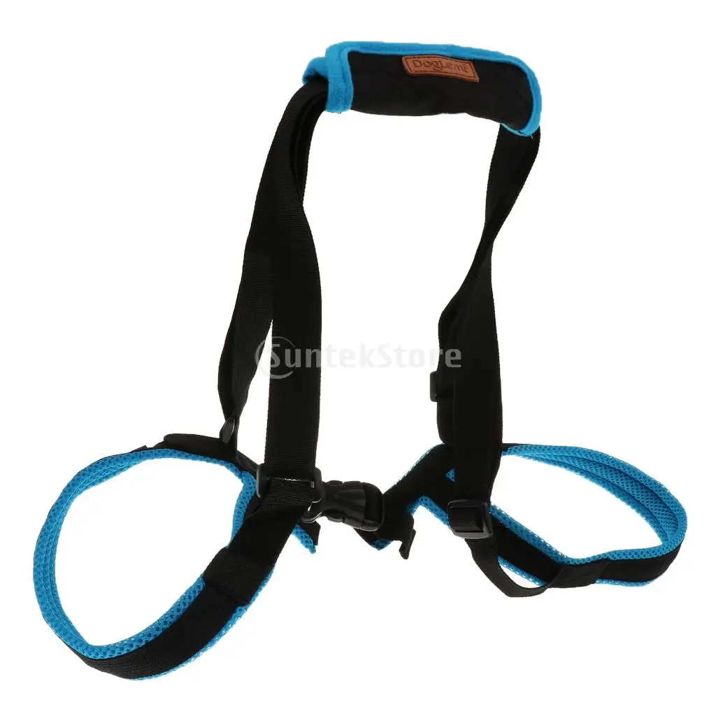 Pet Dog Hind Leg Auxiliary Belt Lift Harness Mobility Support Harness with Assist Sling for Old Injured Dogs