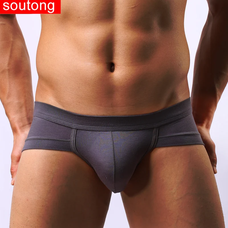 

Soutong Mens Briefs Underwear Slip Homme Sexy Calzoncillos Hombre Modal Low Waist Men Underwear Calzoncillos Hombre