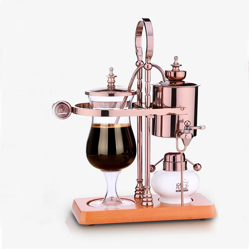Новый дизайн капли воды Королевский балансировки сифонный кофе машина/бельгийское кофе maker сифон vacumm кофеварка