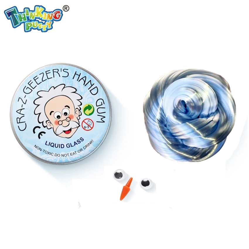

DIY Playdough Creative Star Hand Gum Container Glitter Clear Slime Bright Light Clay Color Transparent Toys Kids Putty Gifts Kit
