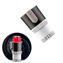 2 в 1 Автомобильный умный нагревающий и охлаждающий стакан Универсальный Автомобильный тихий мини-контейнер для холодильника прикуриватель автомобильный держатель чашки охладитель напитков