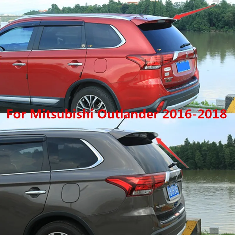 

High-quality ABS Car Styling Rear wing modeling of automobile tail accessories for MITSUBISHI outlander 2016 2017 2018