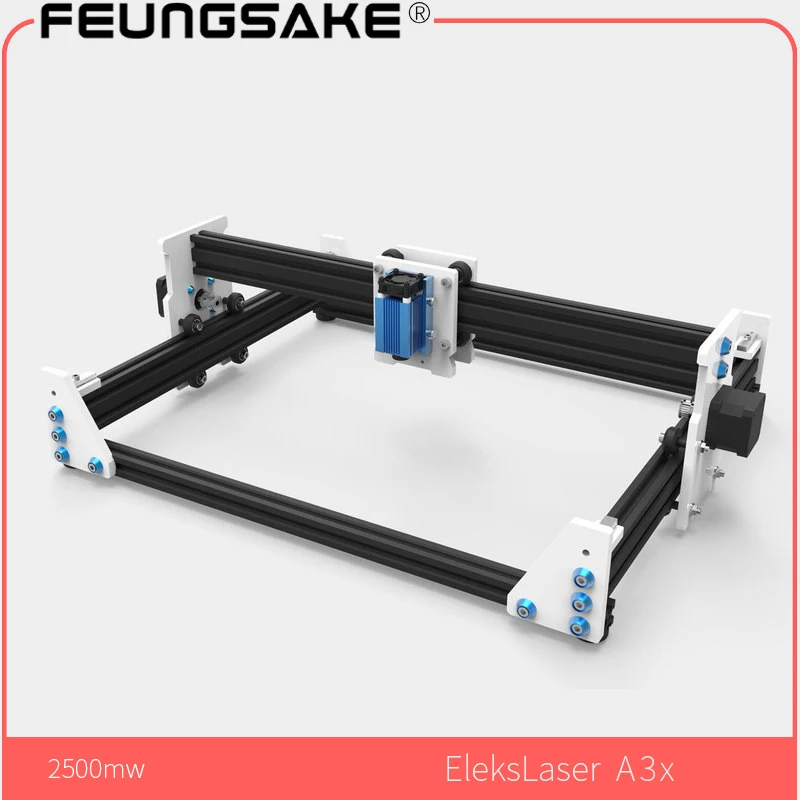 Лазерная машина 2500 МВт DIY мини лазерная гравировка машины 380*300 мм рабочей зоны, лазерный гравер eleksmaker A3, лазерная древесины маршрутизатор