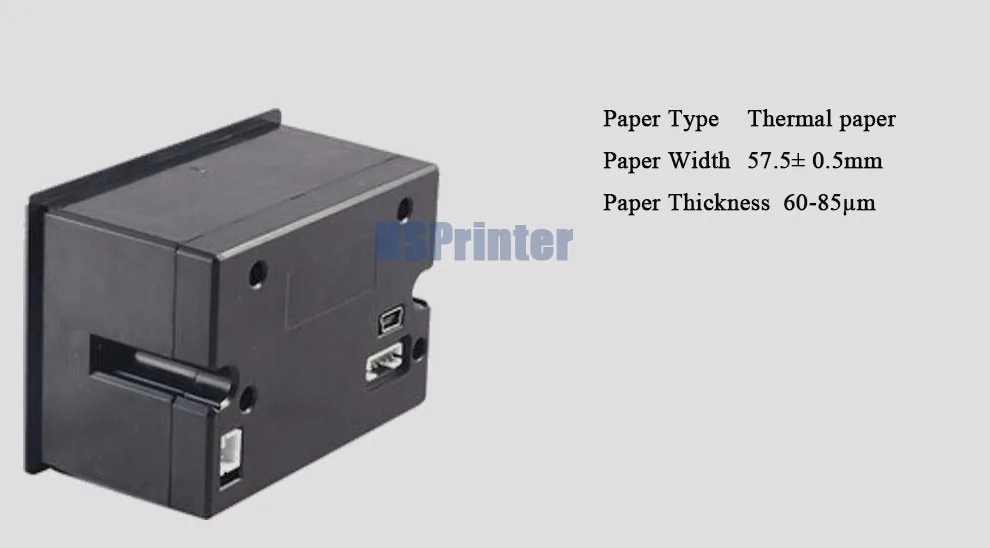 Дешевые 58 мм Тепловая панель принтера с ttl и USB порт встроен для распечатки квитанций для счетчик такси предложение печати