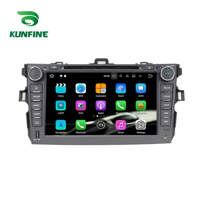 Clearance Android 9.0 Core PX6 A72 Ram 4G Rom 64G Car DVD GPS Multimedia Player Car Stereo For Toyota Corolla 2006-2011  radio headunit 3