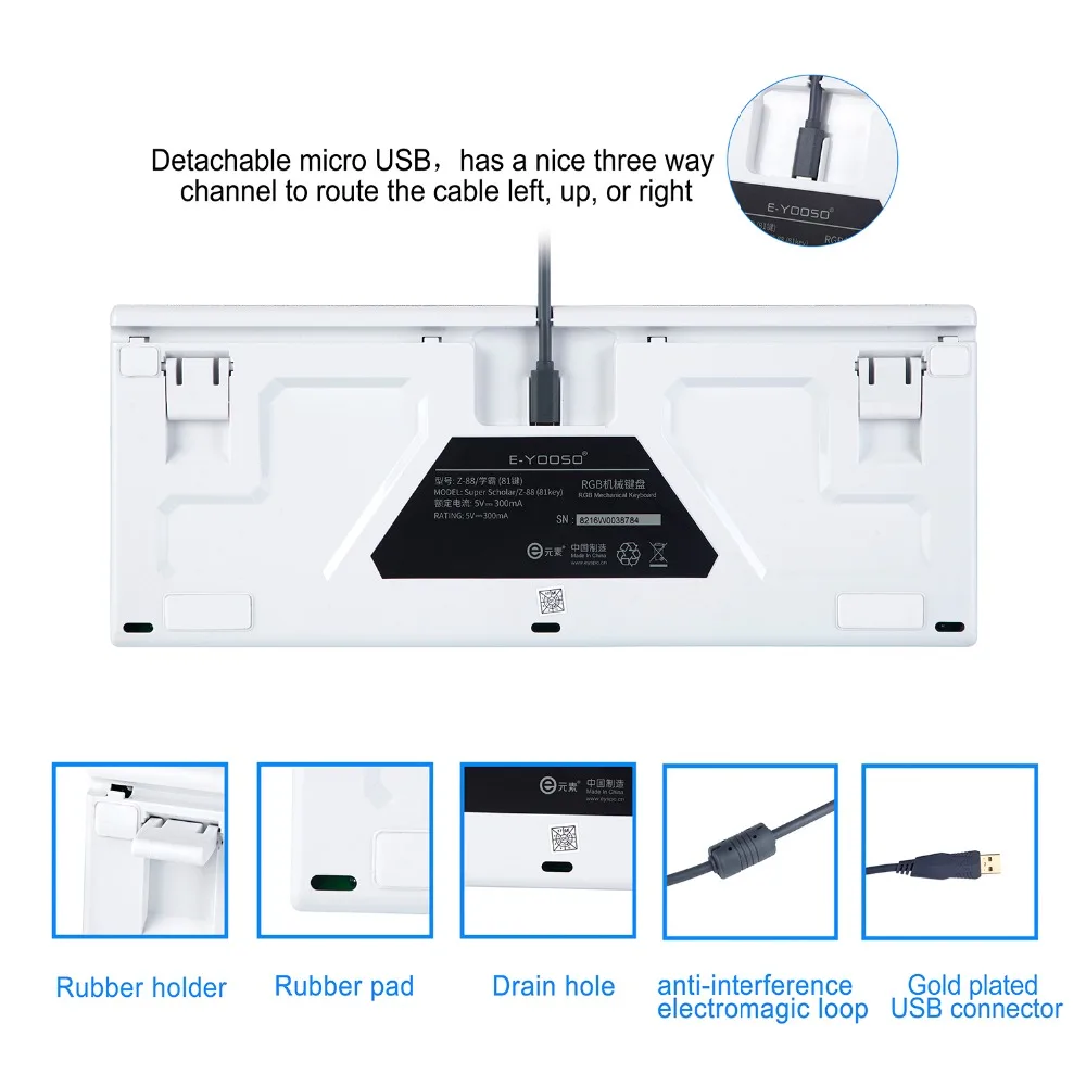  Tenkeyless Mechanical Keyboard Linear Red Switch Compact Design RGB Backlit Aluminum Panel US Layou