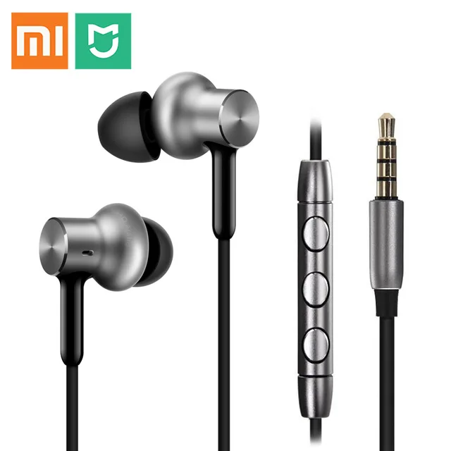 

Original Xiaomi Hybrid Pro HD Earphone/Mi In-Ear Hybrid Wired Control With MIC for Xiaomi mi A1 Redmi 5 Plus Note 5 Smartphone