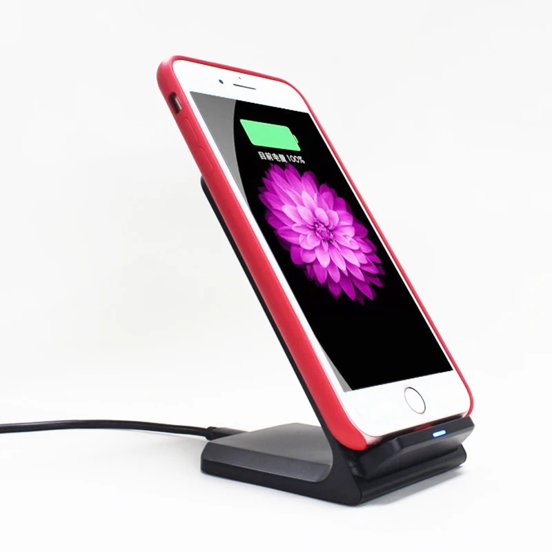 Mobile Phone Wireless Charging Stand For iPhone 7 8 X XR QI Charger Samsung s9 Automatic Safe Fast | Мобильные телефоны и