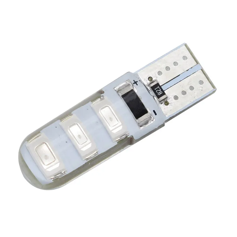 Tanie 10 sztuk T10 SMD5730 6 diod LED LED światła wnętrza samochodu W5W sklep