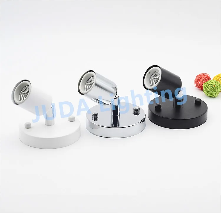

E27 socket ceramic screw lamp holder ceramic Pottery and Porcelain lamp holder for chandeliers wall lamp Lighting accessories
