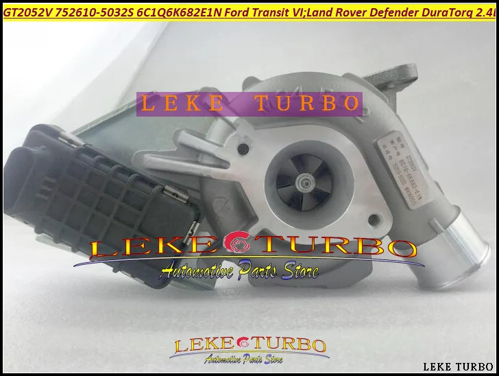 GT2052V 752610 752610-5032S 752610-0015 Turbo Turbocharger For Ford Transit VI For Land Rover Defender Puma DuraTorq 2.4L TDCi (3)