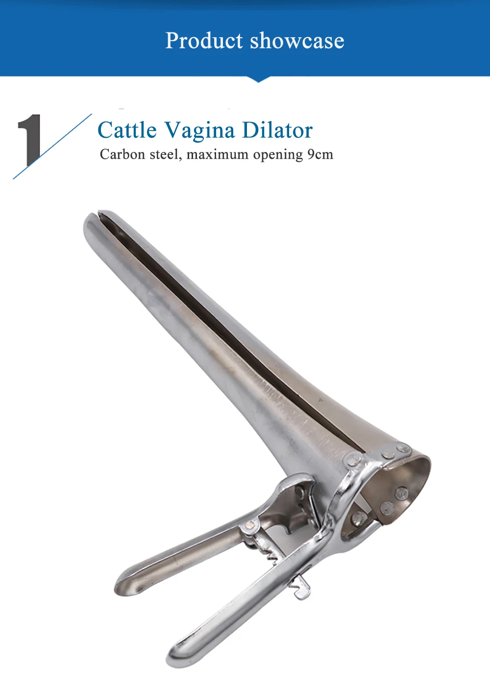 Vaginal speculum cattle sheep cow goat dilator artificial