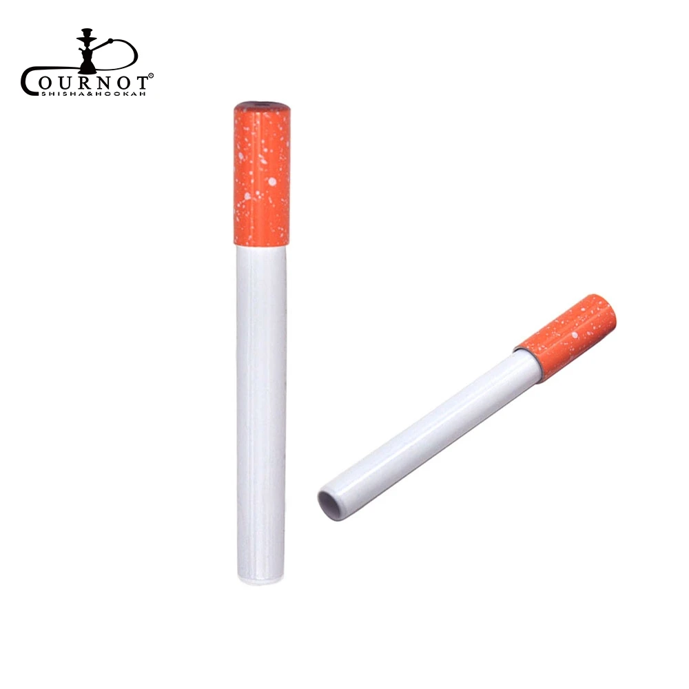 

COURNOT Preminum Metal One Hitter Tobacco Smoking Pipe 80MM Standard Aluminum Taster Bat Pipes Cigarette Holder Dugout Pipe