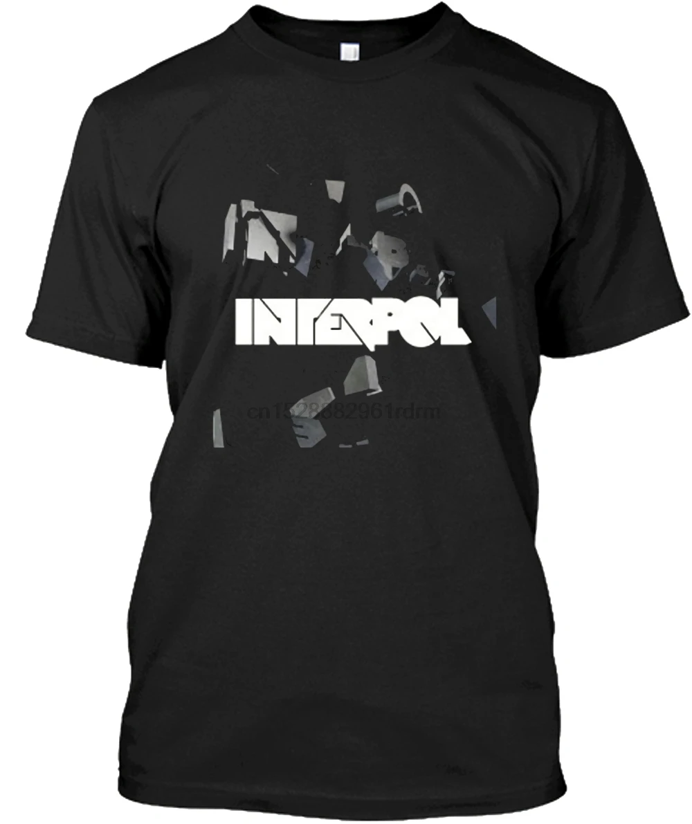 

New Interpol Rock Band Barricade Fourth Paul Banks Mens Black T-Shirt Size S-3Xl New Men Summer Tops Casuals Shirts UKBXFMOW