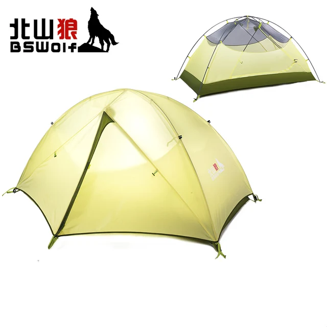 Best Offers BSWolf 1 Person Ultralight Double-layer Detachable tent for Outdoor Camping Sunscreen Water-proof