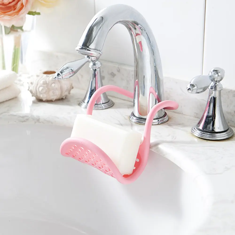 

Kitchen Sink Storage Baskets Bendable Sponge Drain Rack Holder Stand Hanging Basket Kitchen Accessories