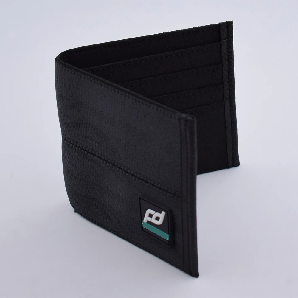 JDM стильный тканевый чехол-бумажник для ключей с изображением гоночного автомобиля - Название цвета: Черный