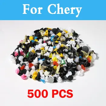 

New 500pcs Car Rivet Fastener Door Panel Trim Fender Liner For Chery Eastar Fora Indis 7 Bonus Crosseastar Kimo Amulet Arrizo
