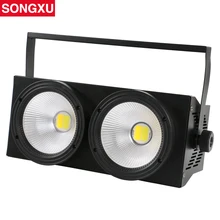 2 глаза светодиодный светильник для зрителей 2x100 Вт Блиндер светильник Холодный белый/теплый белый 2в1 COB светодиодный s опционально управление индивидуально/SX-COB200